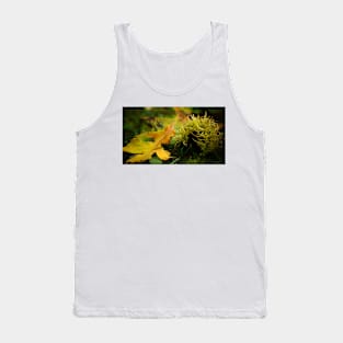 Bur Acorn with Autumn Leaves Tank Top